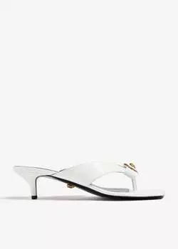 Мюли Versace Gianni Ribbon, белый