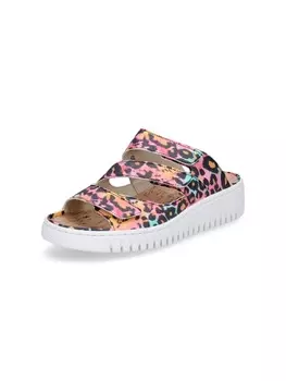 Мюли WALDLUFER, цвет leo multi