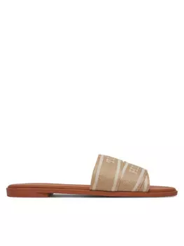 Мюли Webbing Mule FW0FW08421 Tommy Hilfiger, бежевый