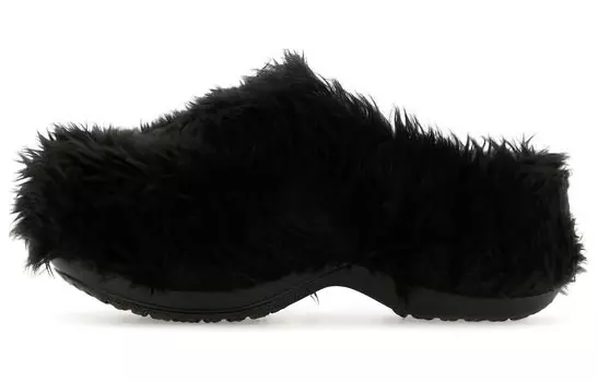 Мюли X Crocs из искусственного меха Balenciaga