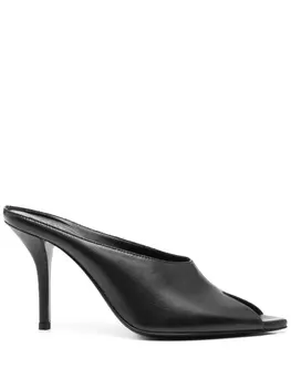 Мюли X The Garment 85 мм Ella GIABORGHINI, черный