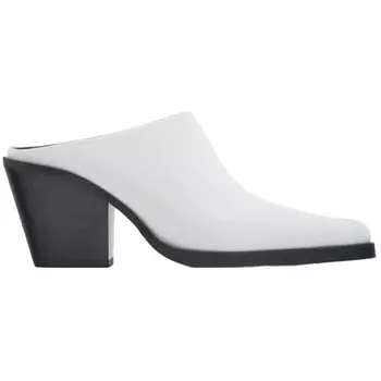 Мюли Zara Leather Cowboy, белый