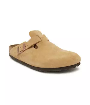 Мюли женские Birkenstock с пряжкой, бежевый
