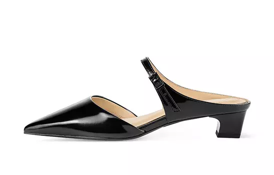 Мюли женские с закрытым носком женские 7Or9, черный