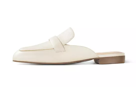 Мюли женские с закрытым носком женские 7Or9, цвет Coconut mousse