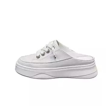 Мюли женские с закрытым носком женские Abcfjg, серебряный