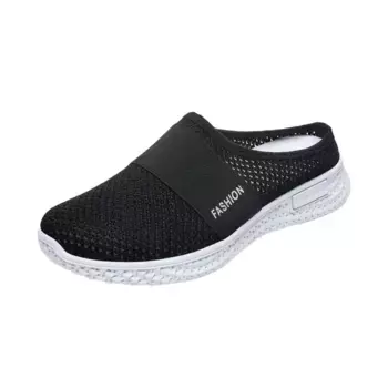 Мюли женские с закрытым носком женские Abcfjg, черный