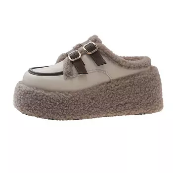 Мюли женские с закрытым носком женские Abcylm, черный