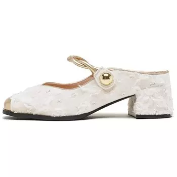 Мюли женские с закрытым носком женские Agsdon, розовый