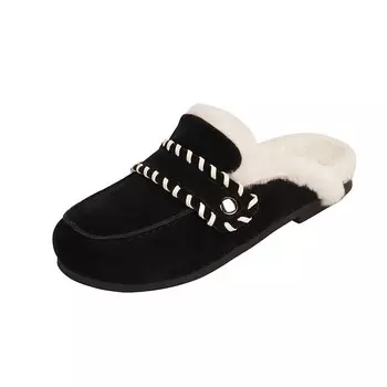 Мюли женские с закрытым носком женские Aiqinisha, коричневый