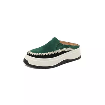 Мюли женские с закрытым носком женские Aiqinisha, зеленый