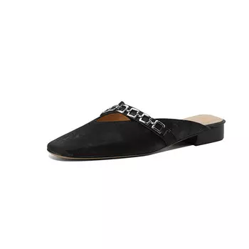 Мюли женские с закрытым носком женские Aiqinisha, зеленый