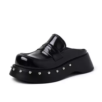 Мюли женские с закрытым носком женские Aiqinisha, белый