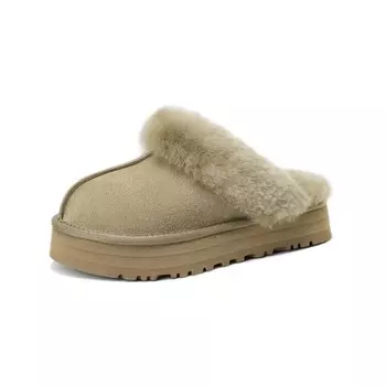 Мюли женские с закрытым носком женские Bai Shiting, цвет Antelope Brown