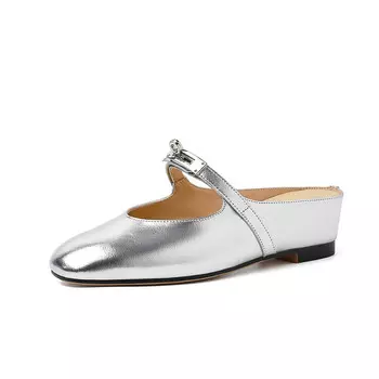 Мюли женские с закрытым носком женские Balletcat, золотой