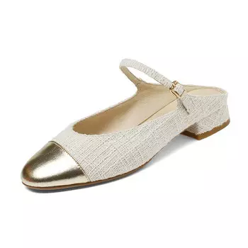 Мюли женские с закрытым носком женские Balletcat, черный