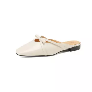 Мюли женские с закрытым носком женские Balletcat, цвет Milk White