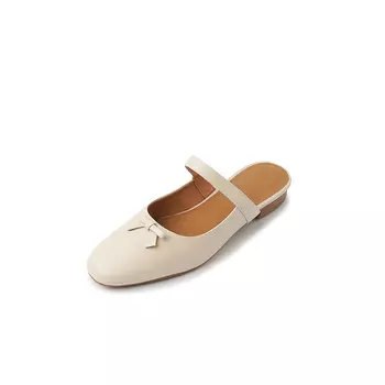 Мюли женские с закрытым носком женские Balletcat, серебряный