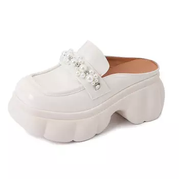 Мюли женские с закрытым носком женские Balletcat, белый