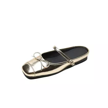 Мюли женские с закрытым носком женские Balletcat, золотой