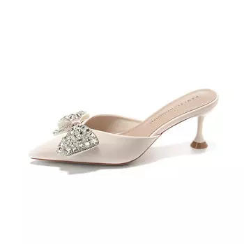 Мюли женские с закрытым носком женские Bamiti, черный