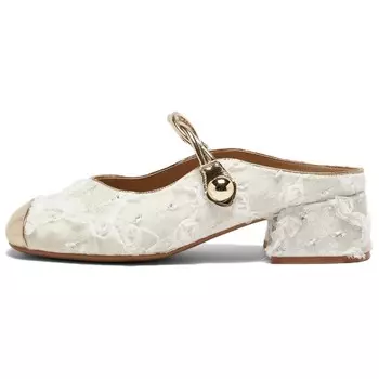 Мюли женские с закрытым носком женские Basto, цвет Apricot/gold