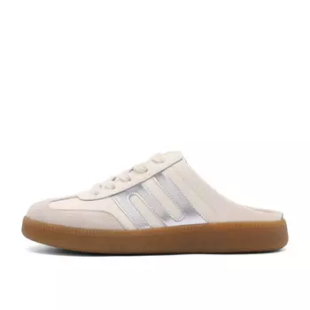 Мюли женские с закрытым носком женские Belle, бежевый/серебряный