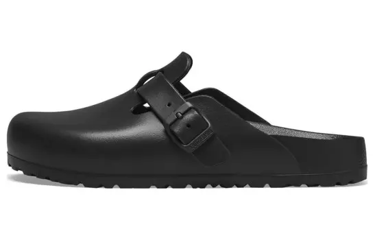 Мюли женские с закрытым носком женские Birkenstock, черный