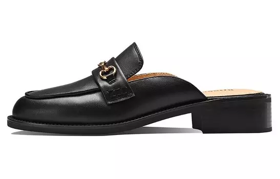 Мюли женские с закрытым носком женские Bosssunwen, черный