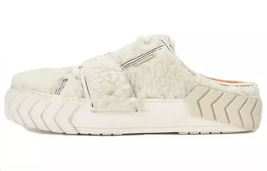 Мюли женские с закрытым носком женские Both, белый