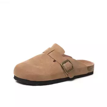 Мюли женские с закрытым носком женские Burcome, коричневый