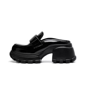 Мюли женские с закрытым носком женские Cherykally, черный