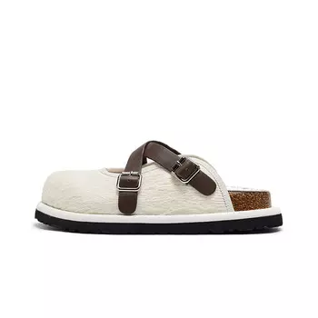 Мюли женские с закрытым носком женские Cherykally, белый