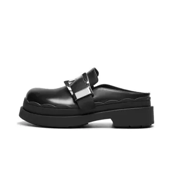 Мюли женские с закрытым носком женские Cherykally, черный