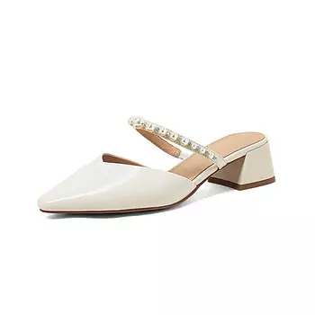 Мюли женские с закрытым носком женские Comely, цвет Apricot