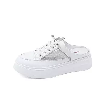 Мюли женские с закрытым носком женские Comely, кремовый