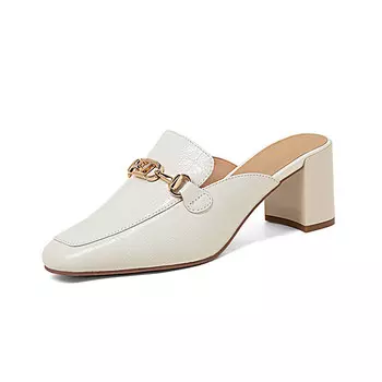 Мюли женские с закрытым носком женские Comely, черный