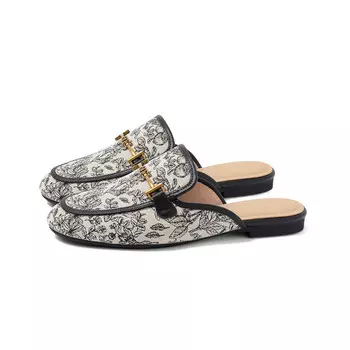 Мюли женские с закрытым носком женские Comely, черный