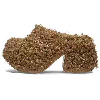 Мюли женские с закрытым носком женские Crocs, коричневый