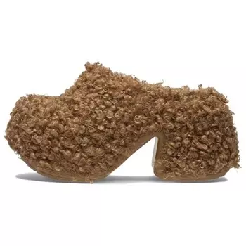 Мюли женские с закрытым носком женские Crocs, коричневый