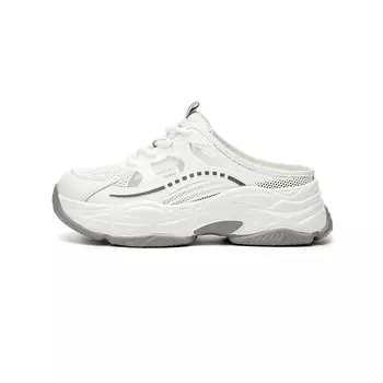 Мюли женские с закрытым носком женские Daphne, цвет White Gray