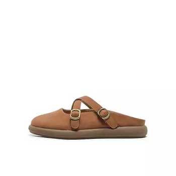 Мюли женские с закрытым носком женские Daphne, цвет Apricot