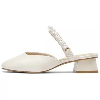 Мюли женские с закрытым носком женские Daphne, кремовый