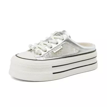 Мюли женские с закрытым носком женские Daphne, белый