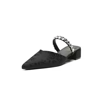 Мюли женские с закрытым носком женские Dme, черный