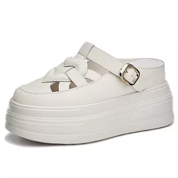 Мюли женские с закрытым носком женские Egger Bird, бежевый