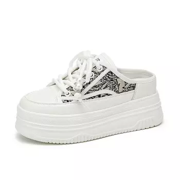 Мюли женские с закрытым носком женские Exull Q, белый