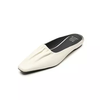 Мюли женские с закрытым носком женские Flowerskam, золотой