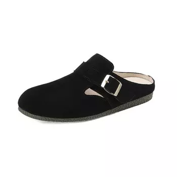 Мюли женские с закрытым носком женские Flowerskam, черный