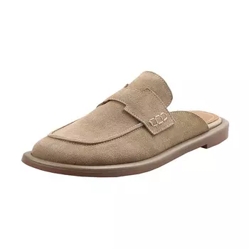 Мюли женские с закрытым носком женские Flowerskam, цвет Apricot